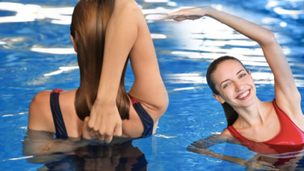 Bauch in 3 Bewegungen montieren! Die effektivsten regionalen Schlankheitsbewegungen, die Sie im Wasser ausführen können