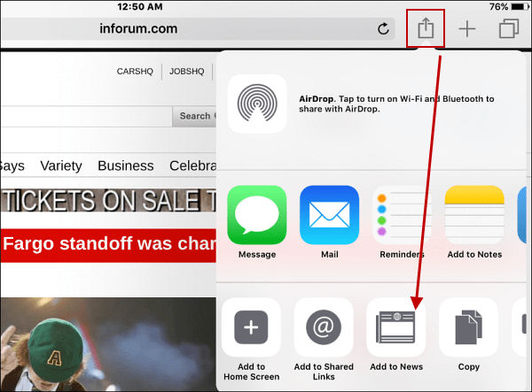 IOS Apple News App: Fügen Sie RSS-Feeds für Websites hinzu, die Sie wirklich möchten