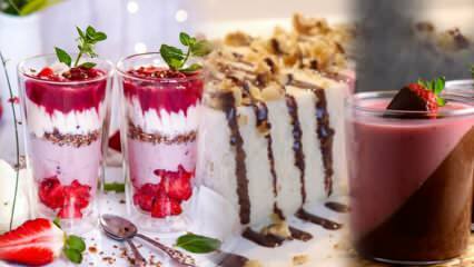 Nimmt milchsüßes Dessert zu? Wie viele Kalorien sind leichte Desserts? Fit Milch Dessert Rezept