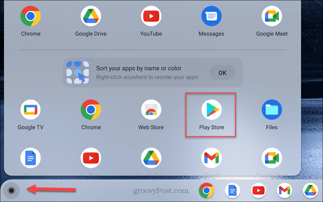 Google Play funktioniert nicht auf Chromebook