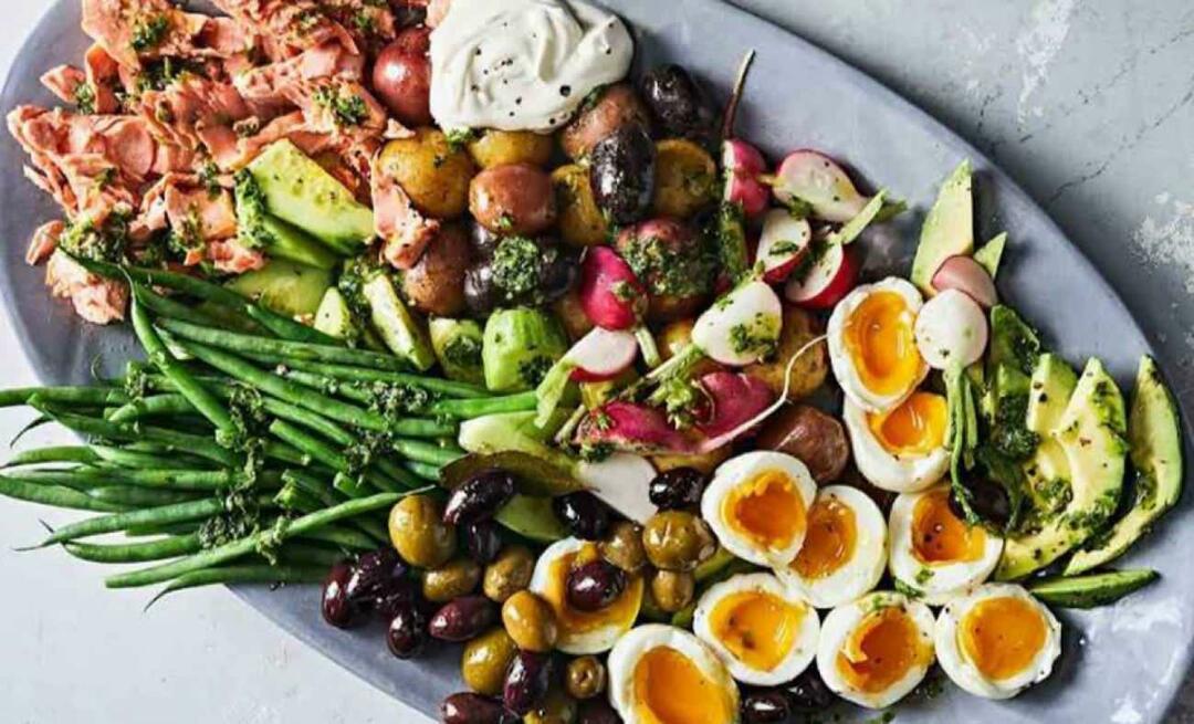 Vom französischen Salat werden Sie nicht genug bekommen können! Rezept für Niçoise-Salat