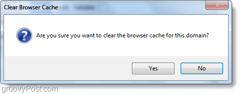 Browser und Cookie-Cache bestätigen ie9