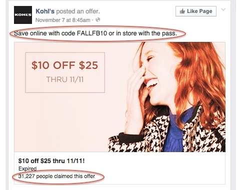 Kohls Angebot