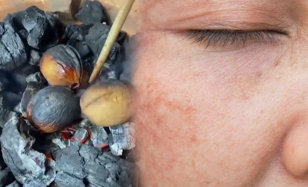 Eine Walnuss-Olivenöl-Mischung, die Hautunreinheiten und Brandflecken im Gesicht mit nur einem Stift beseitigt!