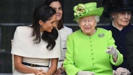 Eine Premiere in der königlichen Familie! Megan und Königin ...
