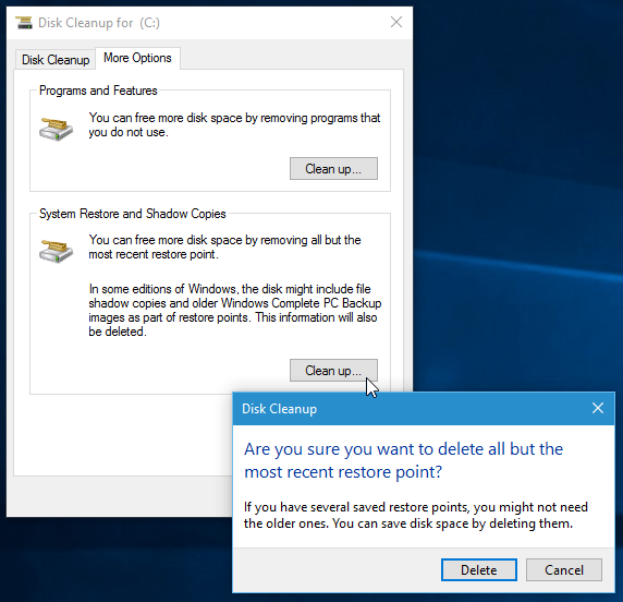Windows 10 löschen