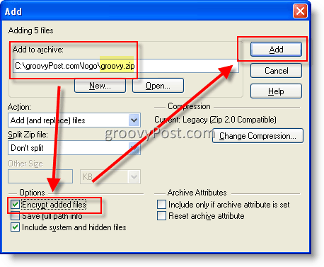 Verschlüsseln Sie Dateien mit WinZip AES