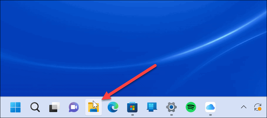 Datei-Explorer Öffnen Sie OneDrive 