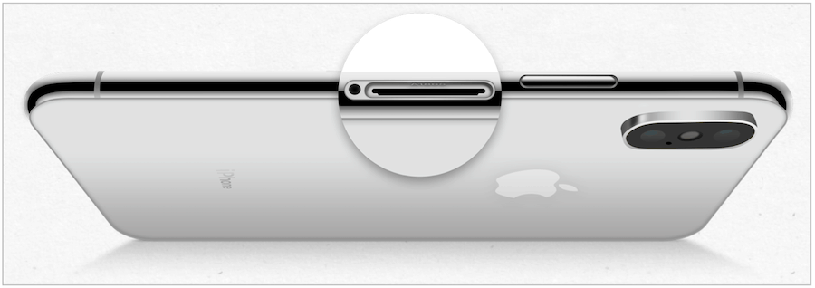 iPhone SIM-Fach geöffnet