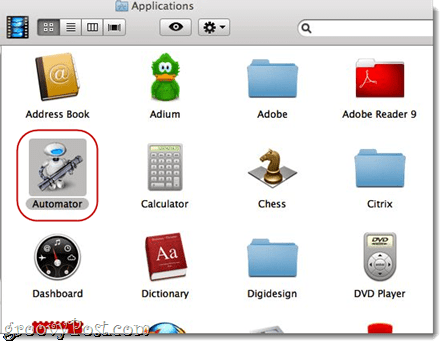 Kombinieren Sie PDFs mit Automator unter Mac OS X.