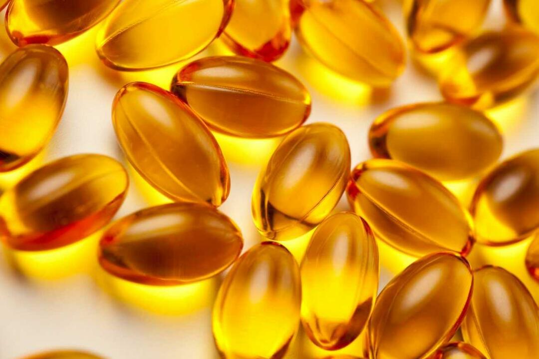Vitamin E kann auch in Tablettenform ergänzt werden.
