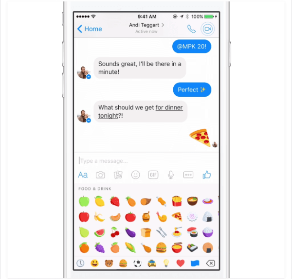 Facebook Messenger Emoji Größe ändern