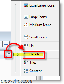 Windows 7-Screenshot - Details zur Dateisuche anzeigen