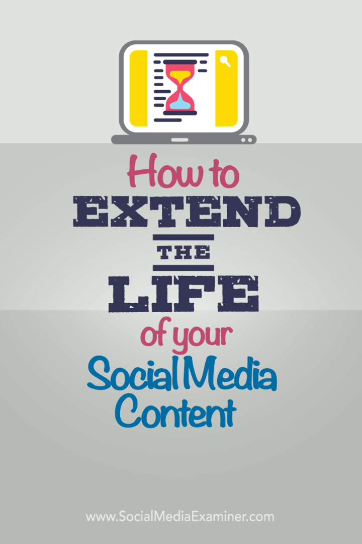 So verlängern Sie die Lebensdauer Ihrer Social-Media-Inhalte