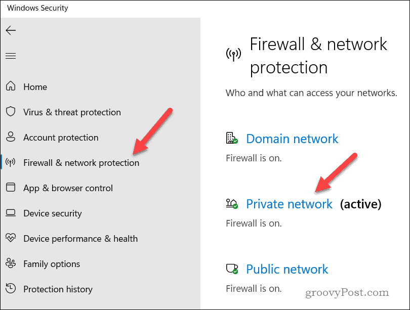 Öffnen Sie die Eigenschaften der Windows-Firewall