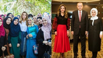 Jordanien Königin Rania Al Abdullah Mode und Kombinationen