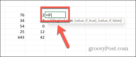 Excel-If-Formel