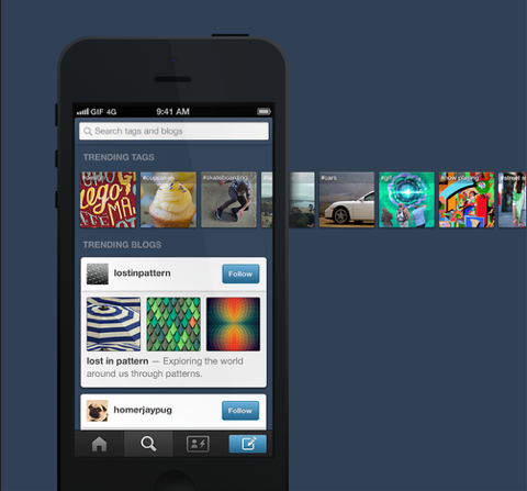 Tumblr Update mobile Apps