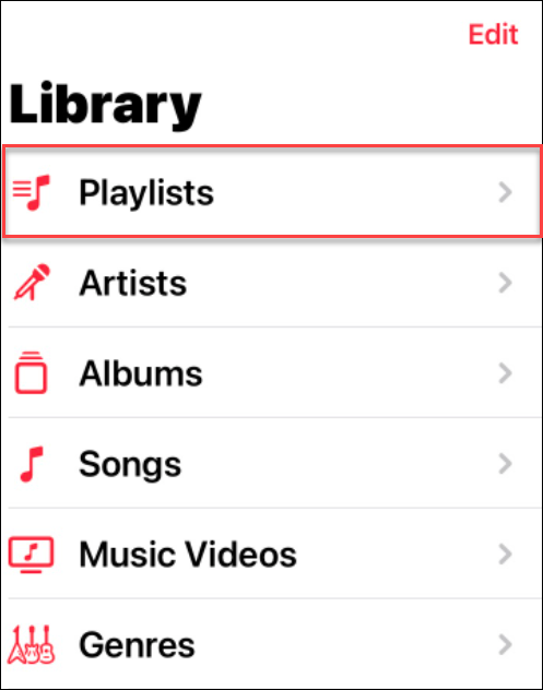  Ändern Sie ein Playlist-Bild auf Apple Music