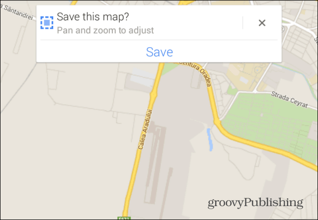 Google Maps speichern Pan