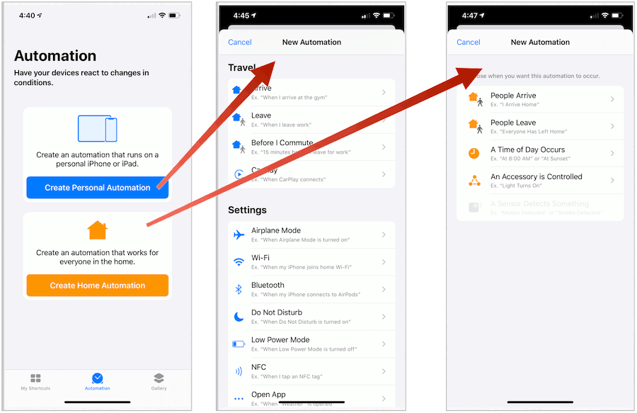 Siri Shortcuts Automation