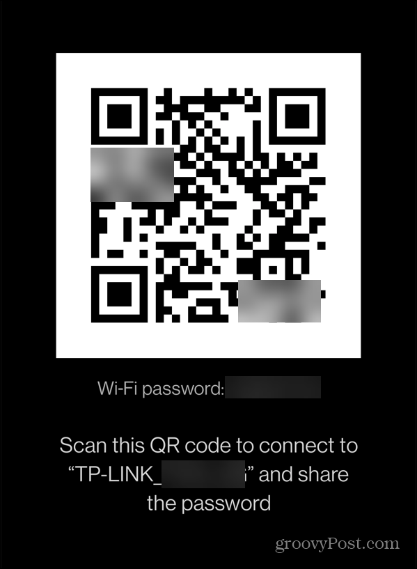 WLAN-Passwort QR-Code