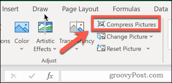 Bilder in Excel komprimieren