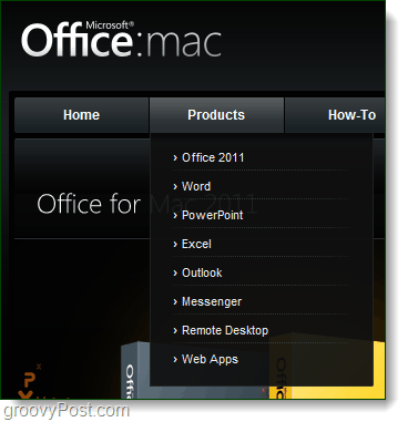 Büro für Mac-Website