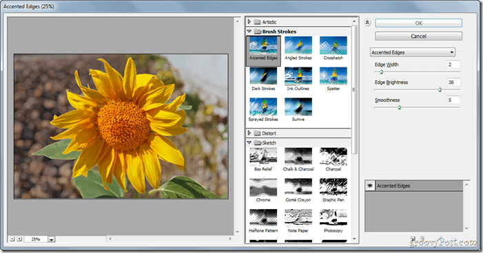 GroovyPost lehrt Photoshop: Die Grundlagen von Filtern einschließlich Verflüssigen