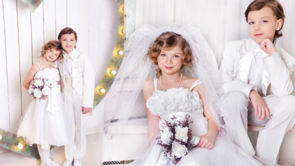 Was soll man bei der Hochzeit anziehen? Modelle und Vorschläge für Hochzeitskleider für Kinder
