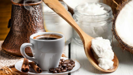 Kaffeerezept, das beim Abnehmen hilft! Wie macht man Kaffee aus Kokosöl?