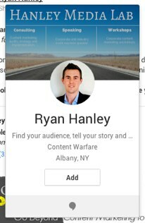 Ryan Hanley Google Plus Hovercard