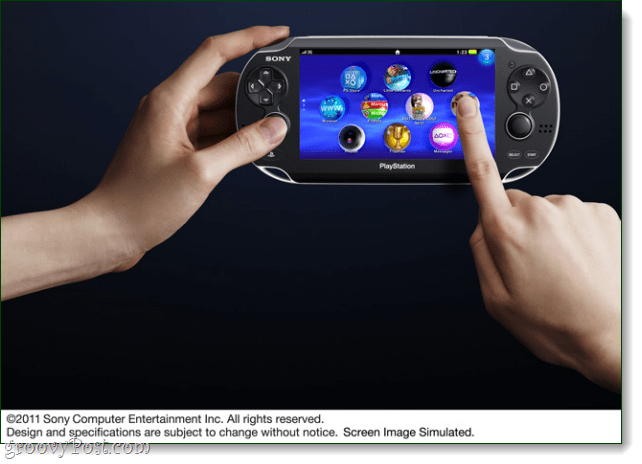 Sony PSP2 Touchscreen