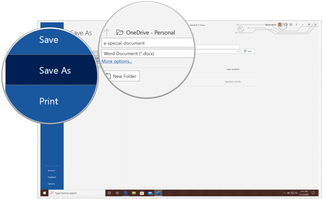 So geben Sie Ihr Microsoft Word-Dokument mit OneDrive frei
