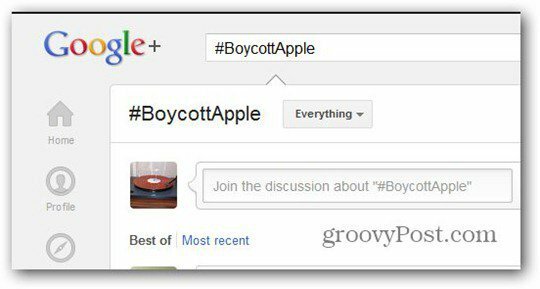 Apfel boykottieren