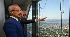 Minister Uraloğlu gab bekannt: Der Çamlıca-Turm erreichte einen Rekordbesuch