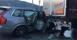 Sein Fahrzeug kollidierte mit einem LKW: Tan Taşçı hatte einen Verkehrsunfall