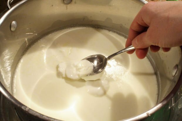 Was in Joghurt zu tun