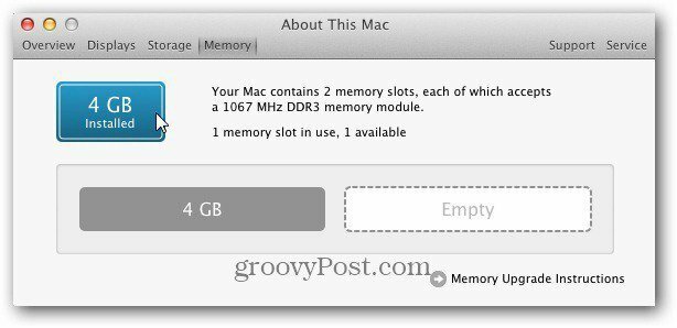 über Mac 4GB