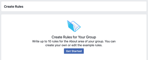 So verbessern Sie Ihre Facebook-Gruppengemeinschaft, Facebook-Option zum Erstellen von Regeln für Ihre Gruppe