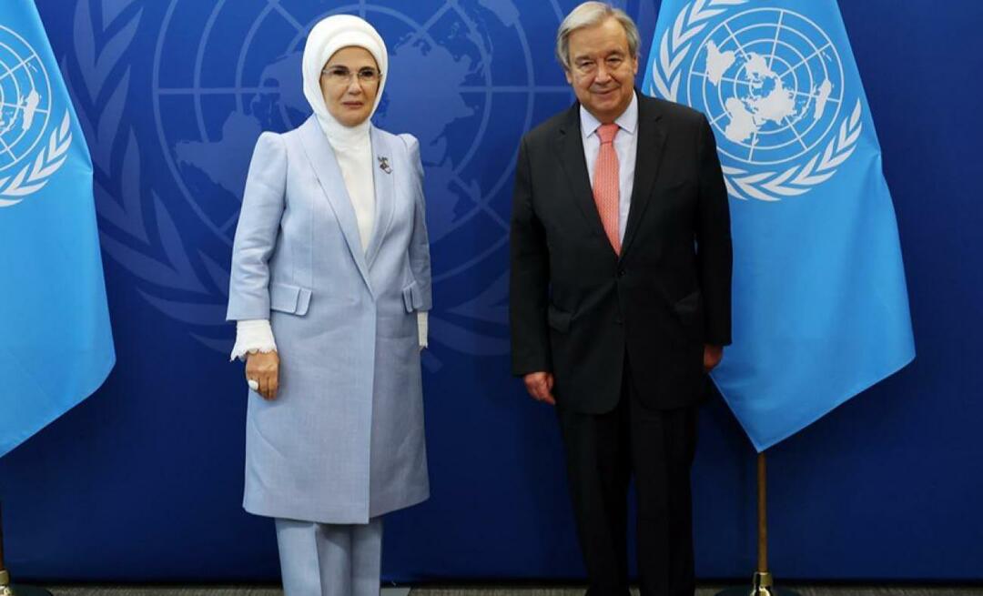 Einladung an Emine Erdogan von der UNO! Ankündigung des Zero-Waste-Projekts an die Welt