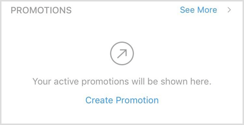 Instagram Insights Promotions