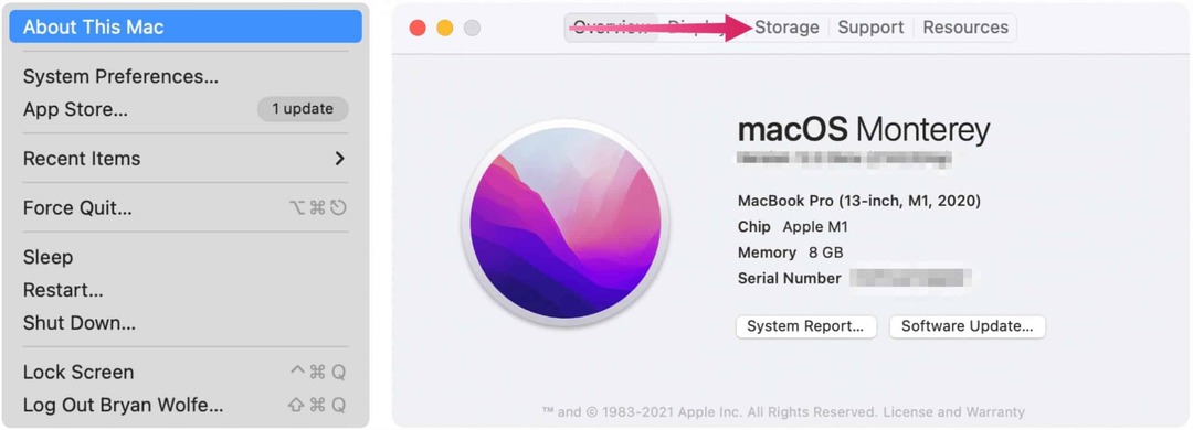 Geben Sie Speicherplatz für diesen Mac frei