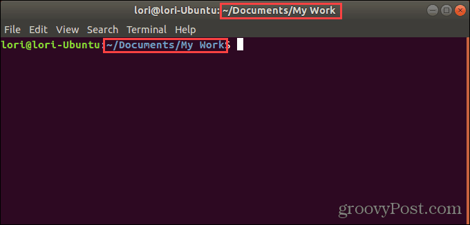 Terminalfenster für einen bestimmten Ordner in Ubuntu Linux geöffnet