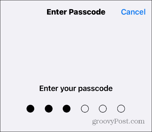 Ändern Sie den Passcode auf dem iPhone