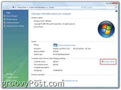 Windows 7- oder Vista-Systembildschirm