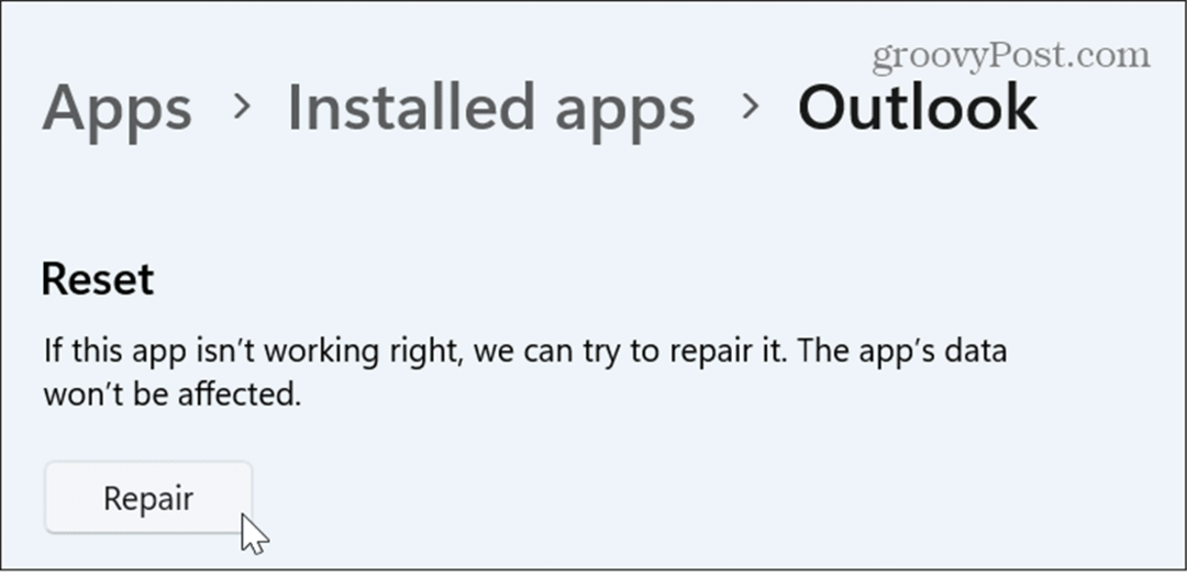 So reparieren oder setzen Sie Windows 11-Apps zurück