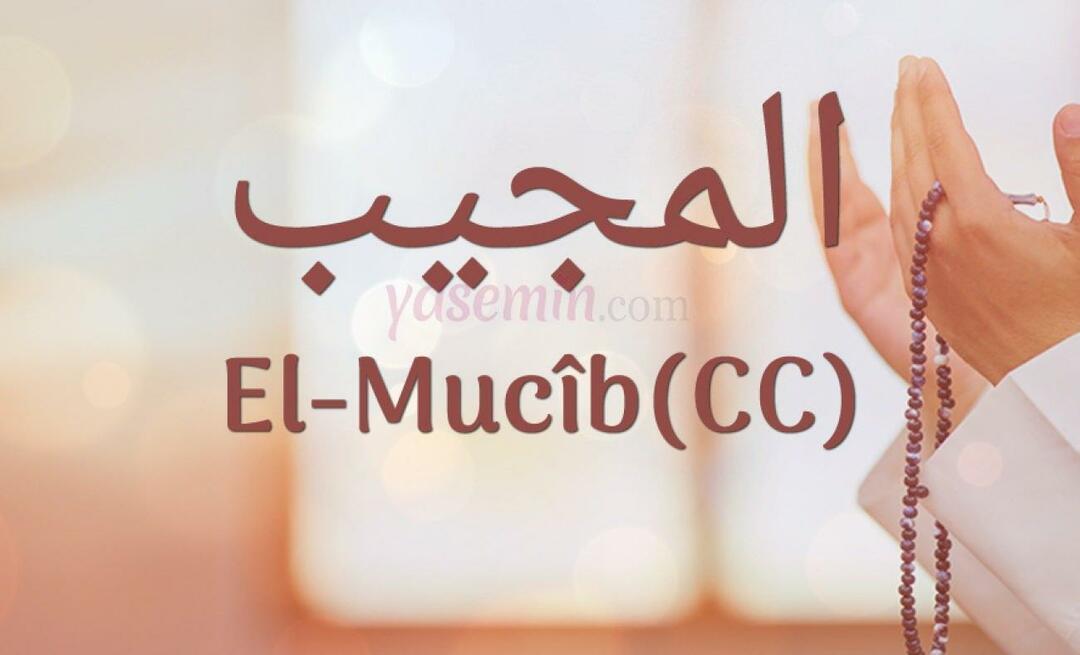Was bedeutet al-Mujib (cc)? Was sind die Vorzüge des Namens Al-Mujib? Esmaul Husna Al-Mujib...