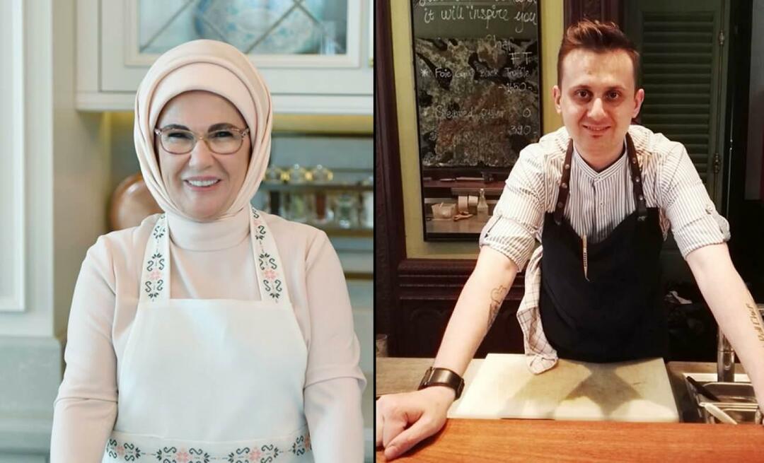 Emine Erdoğan gratulierte dem Küchenchef Fatih Tutak, der den Michelin-Stern erhalten hat!