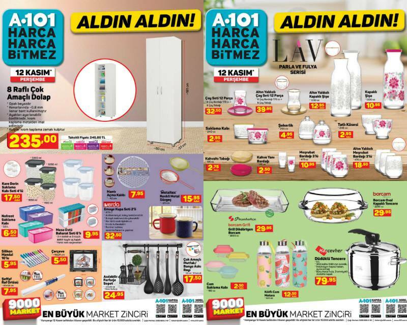 Lieferzeit im Supermarkt A 101! Was sind die reduzierten Produkte im A 101-Katalog vom 19. November?